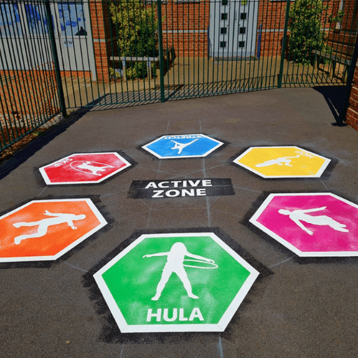 Safety surface Playground Markings for Primary Schools